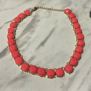 Pink statement necklace